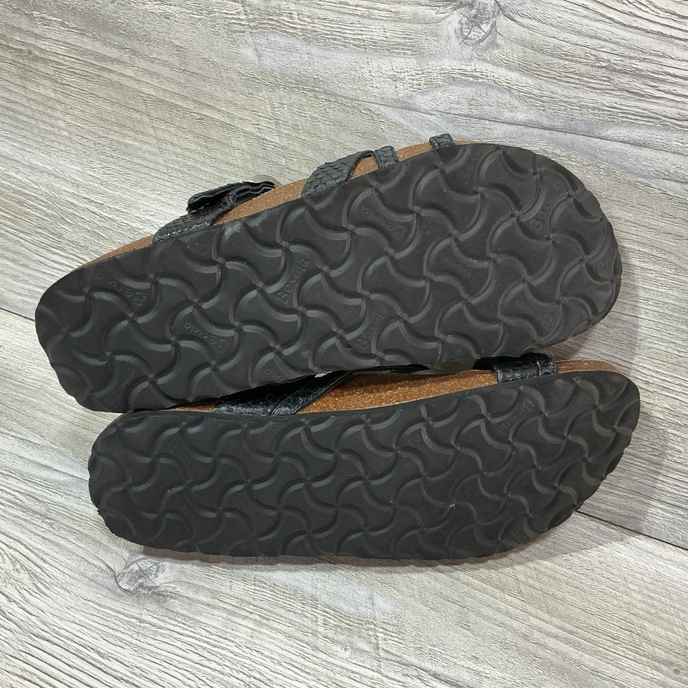 Birkenstock Betula Sandals Slides Black Leather Bedazzled Women's Size 38-7 N US - Picture 10 of 12